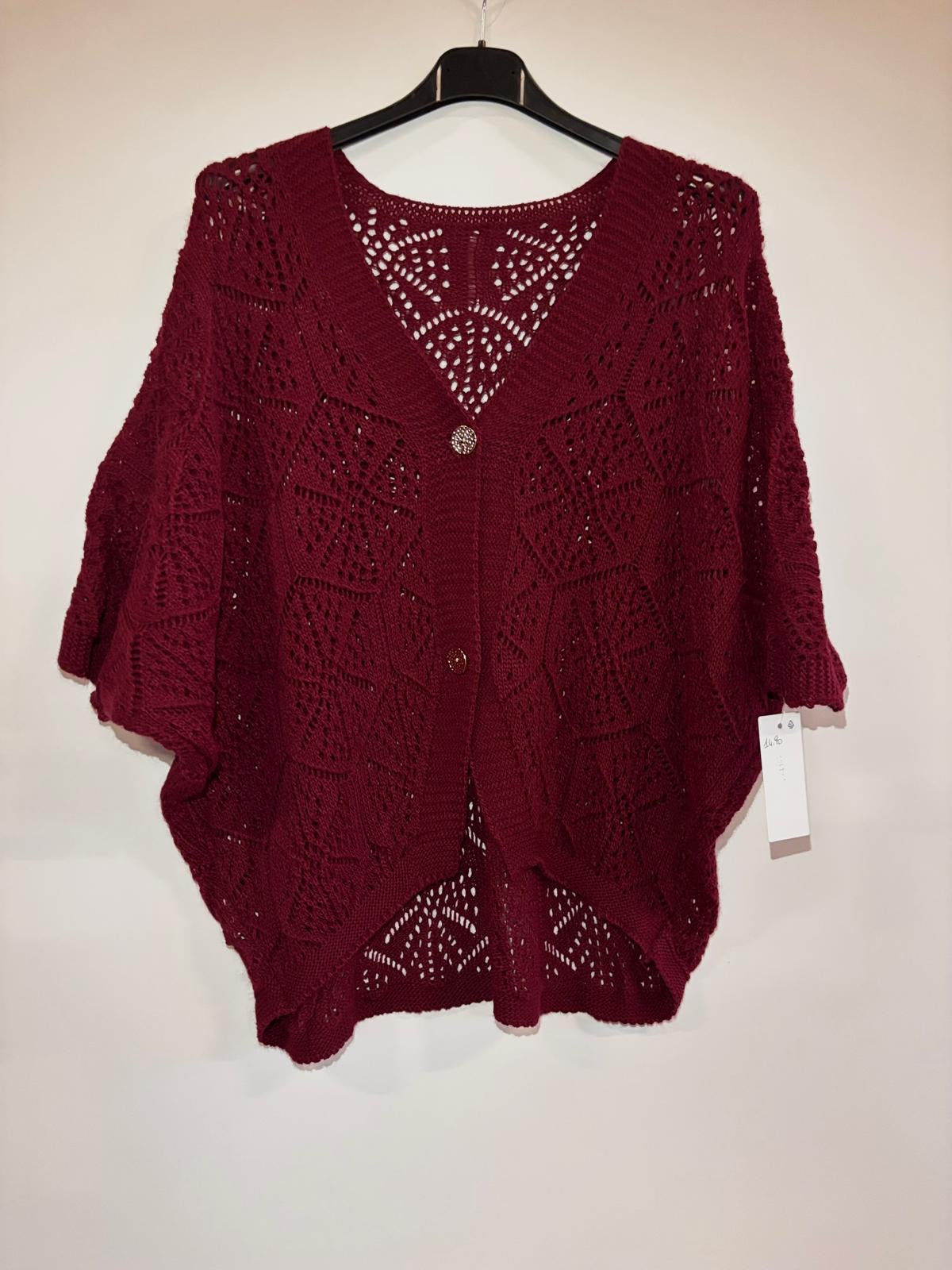 cardigan manica ampia 3/4