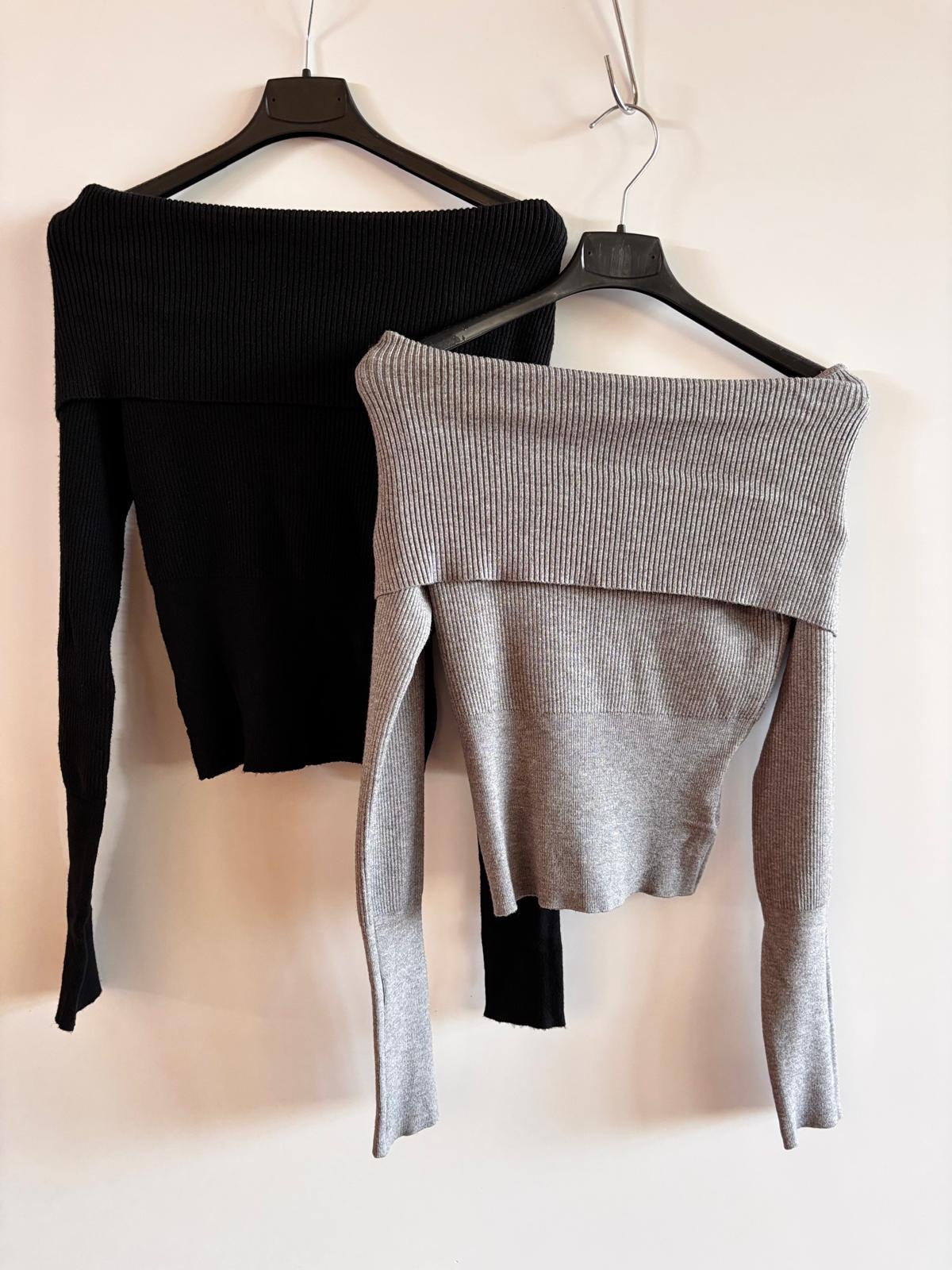 maglioncino collo a barca