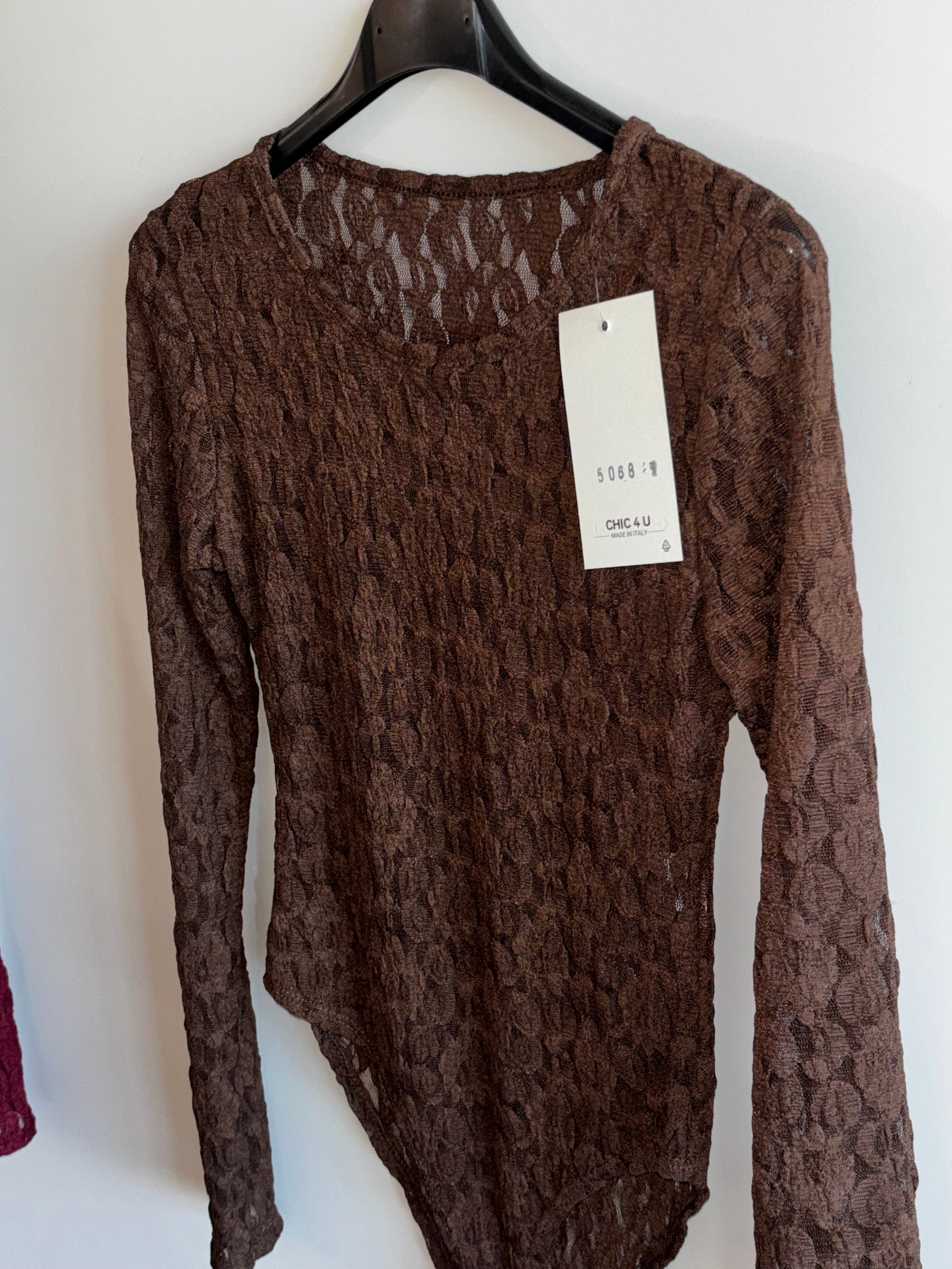 BODY PIZZO MANICA LUNGA