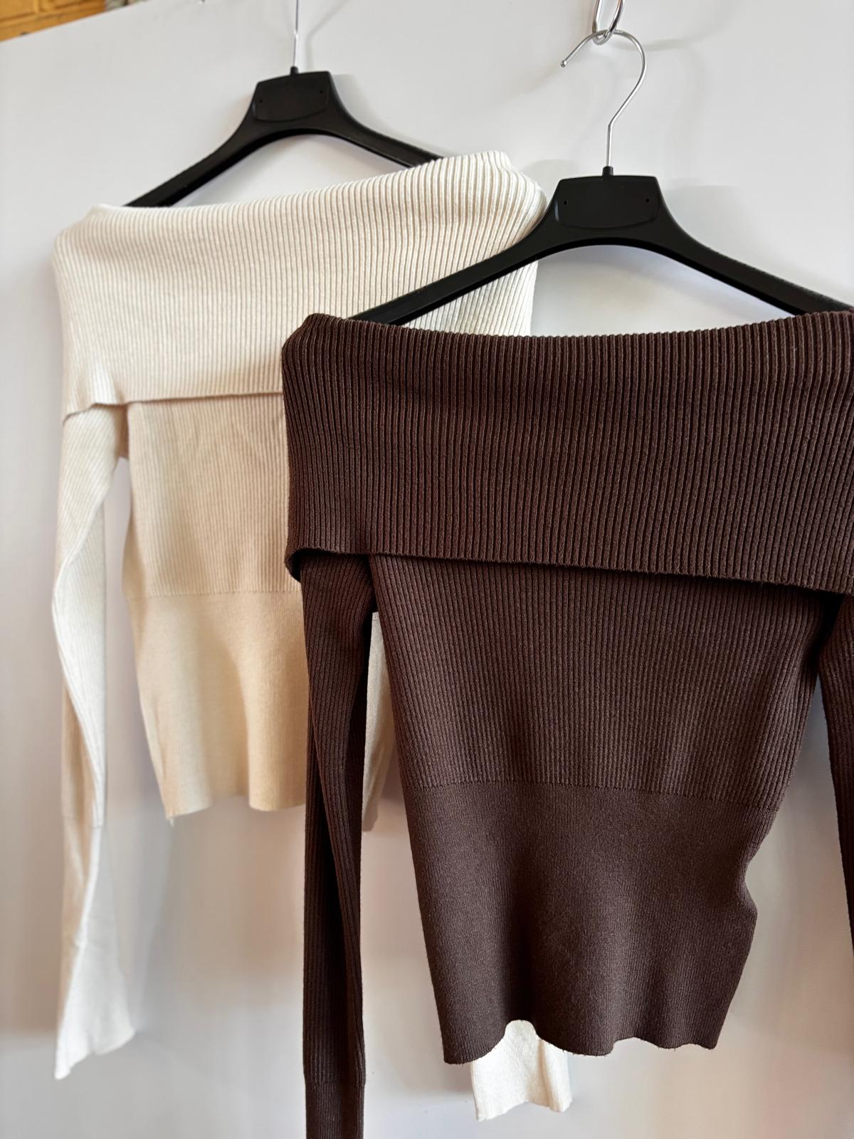 maglioncino collo a barca