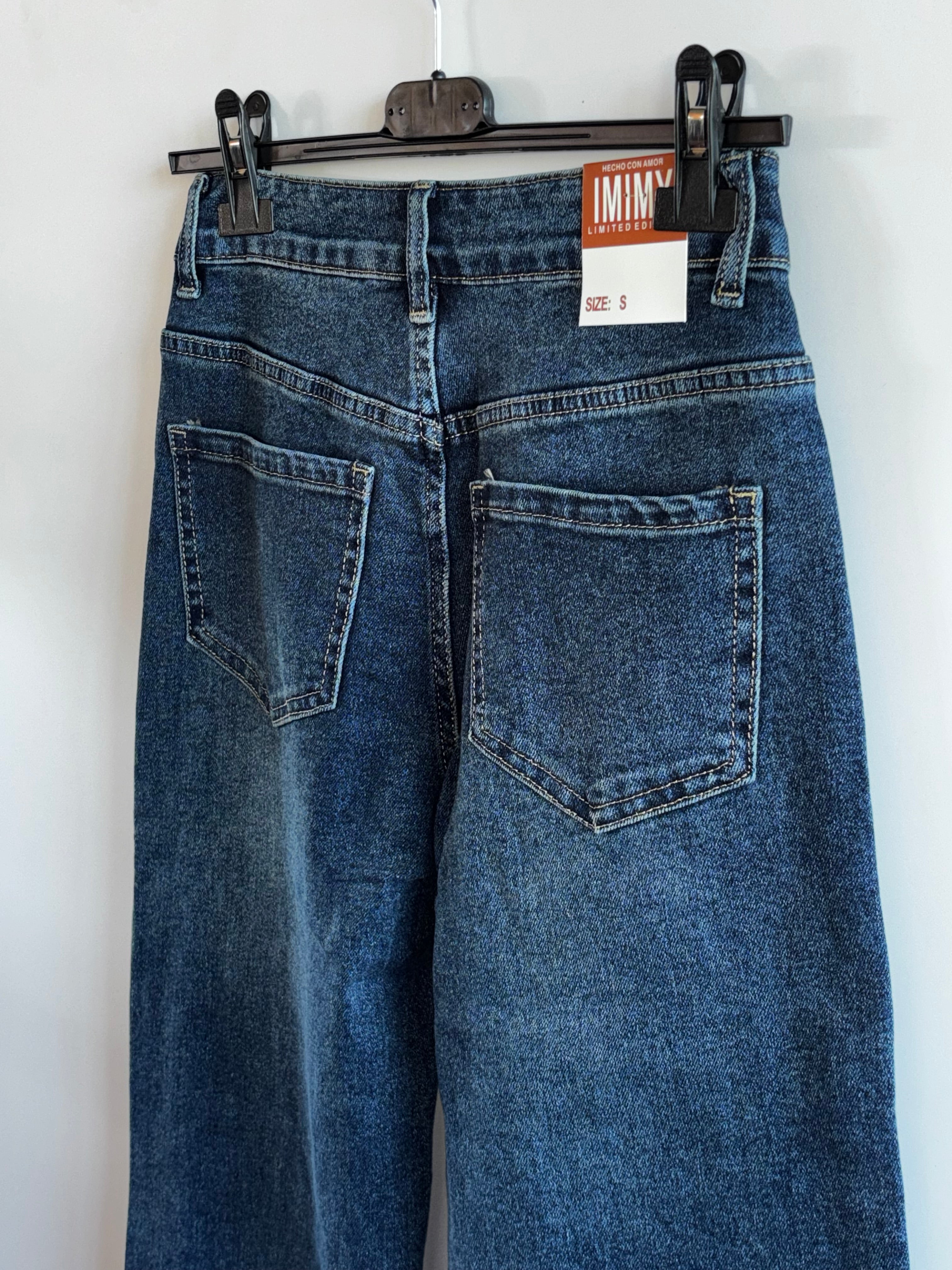 JEANS PALAZZO BRILLANTI