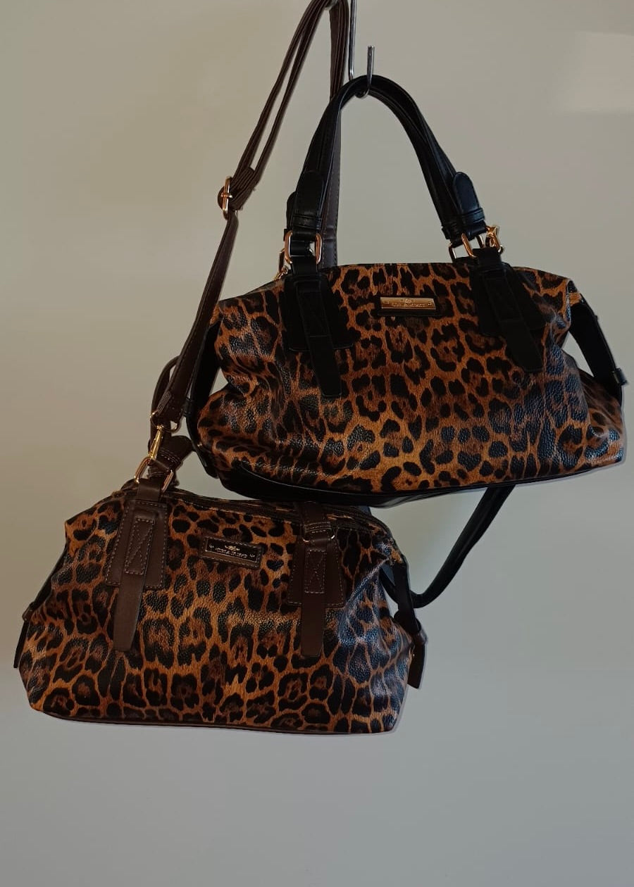BORSA OVETTO ANIMALIER