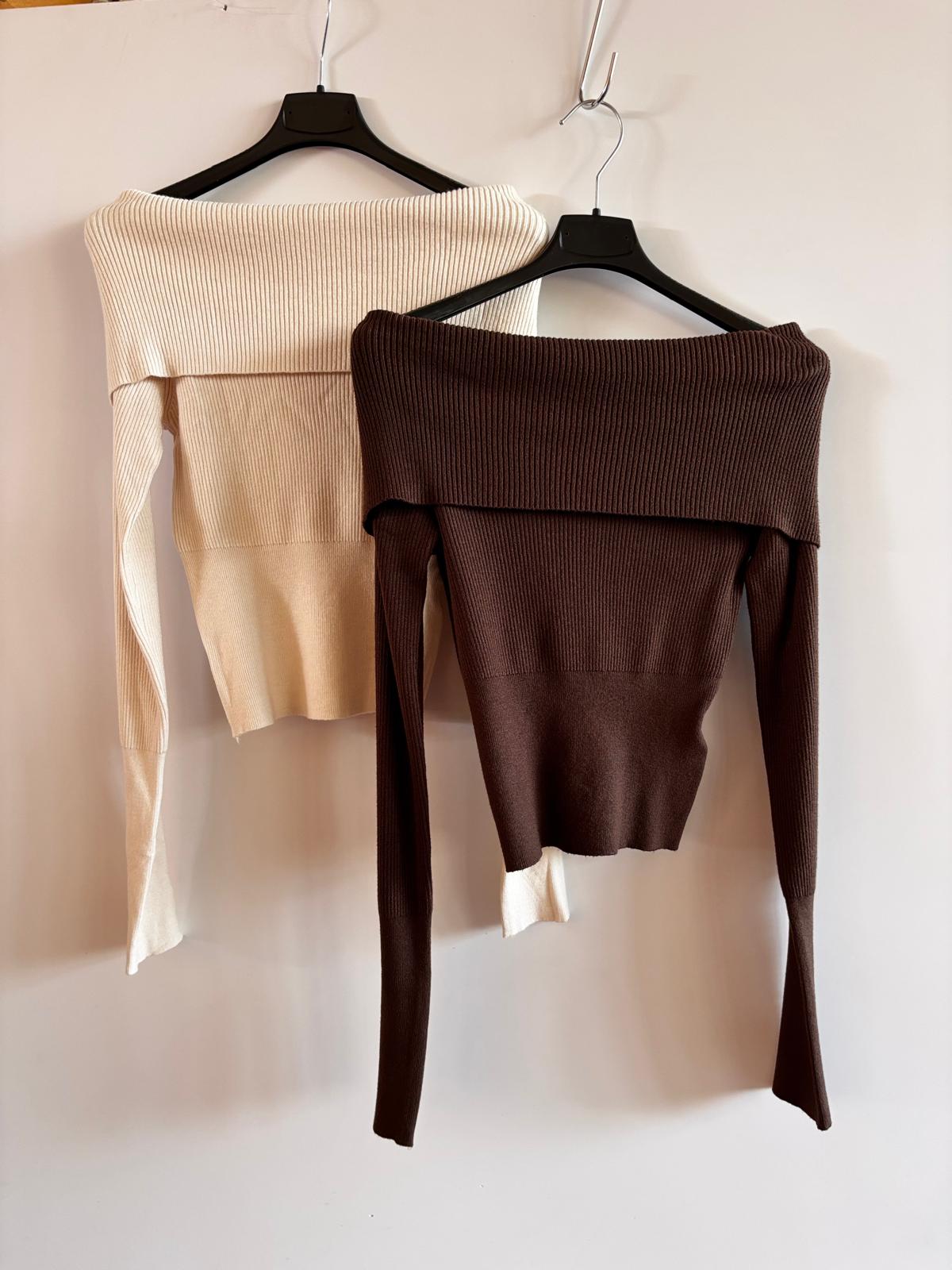 maglioncino collo a barca