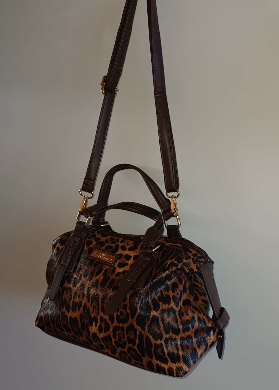 BORSA OVETTO ANIMALIER