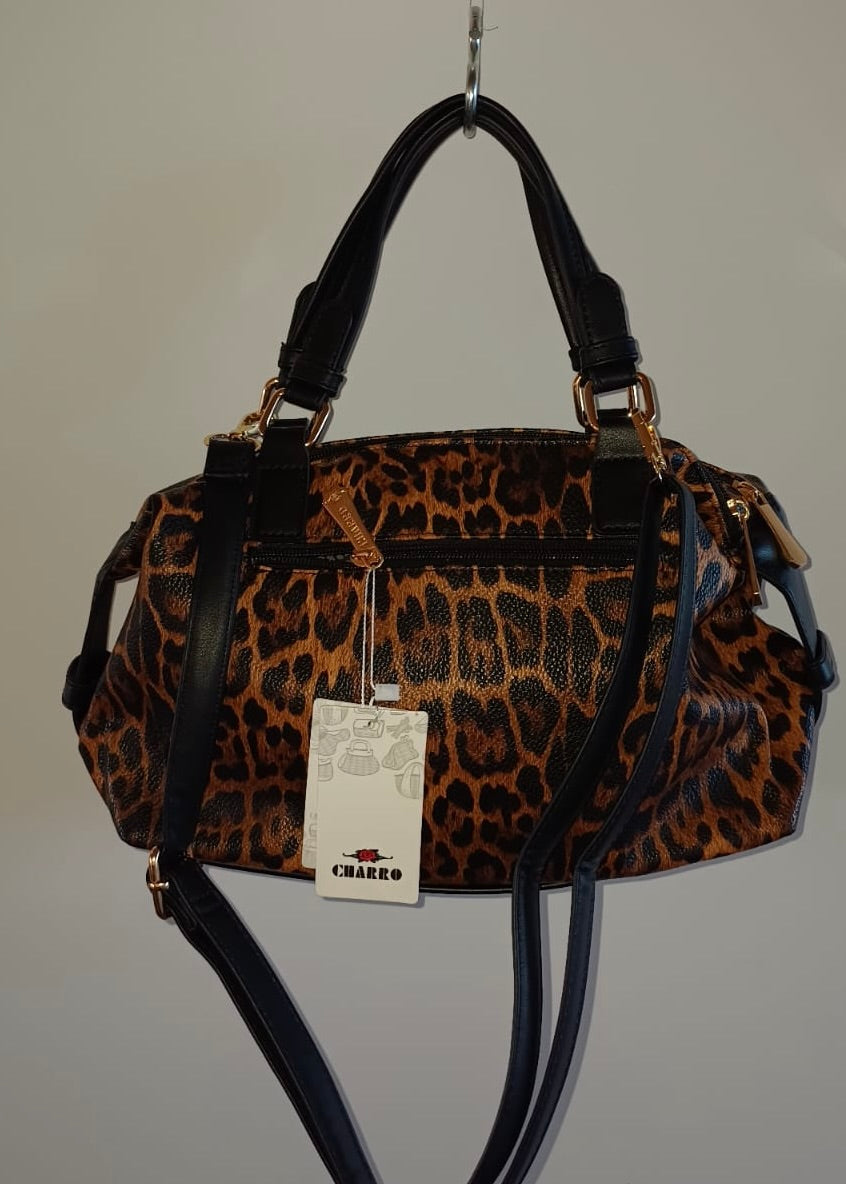 BORSA OVETTO ANIMALIER