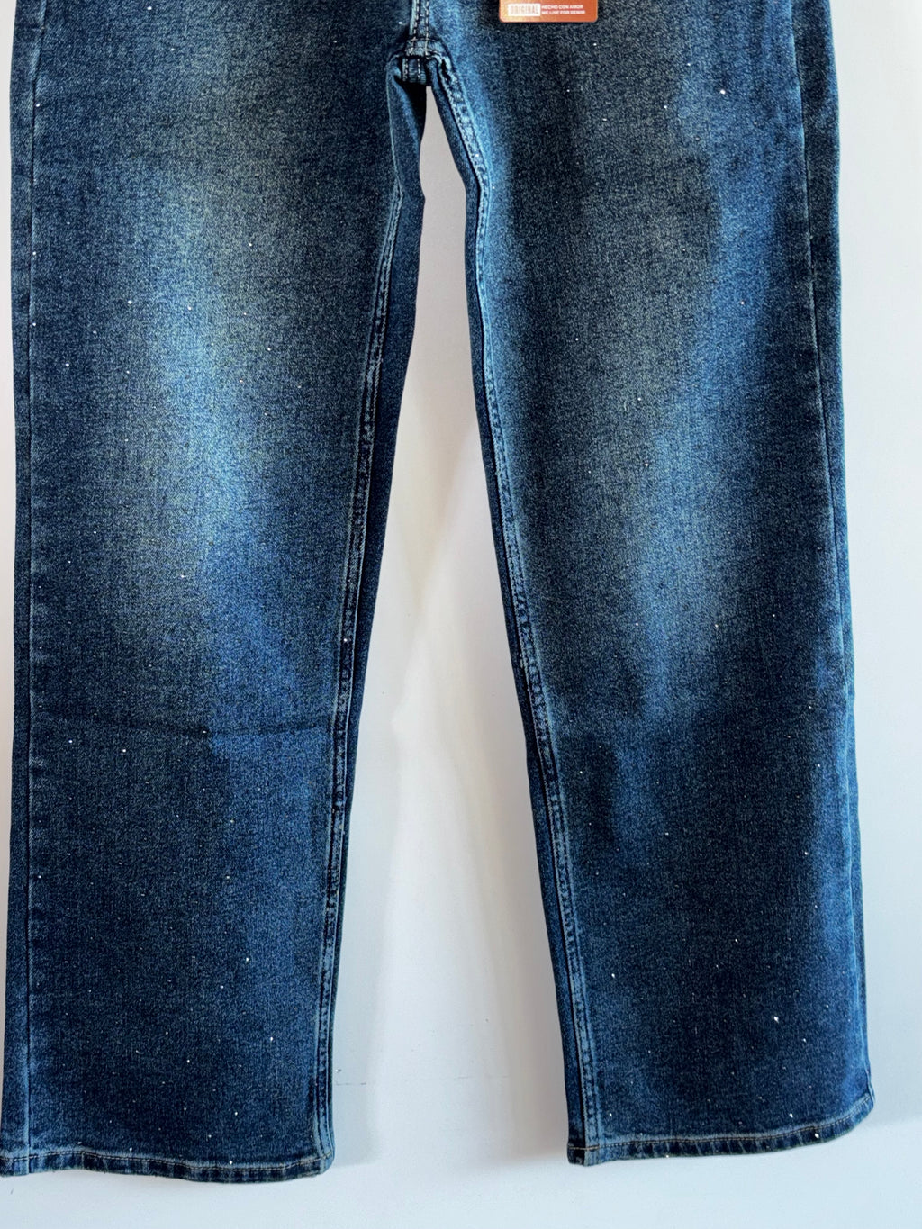 JEANS PALAZZO BRILLANTI