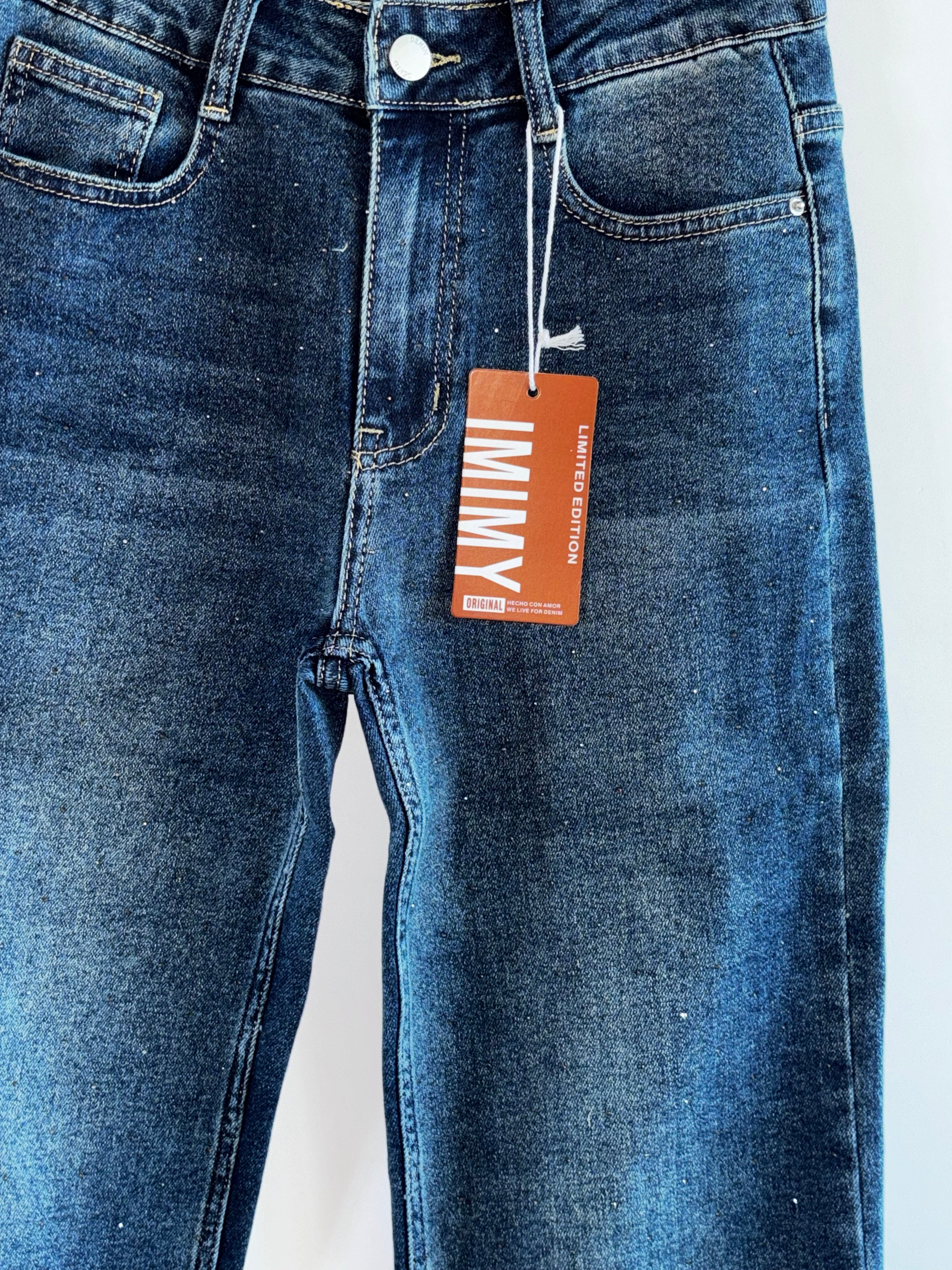 JEANS PALAZZO BRILLANTI