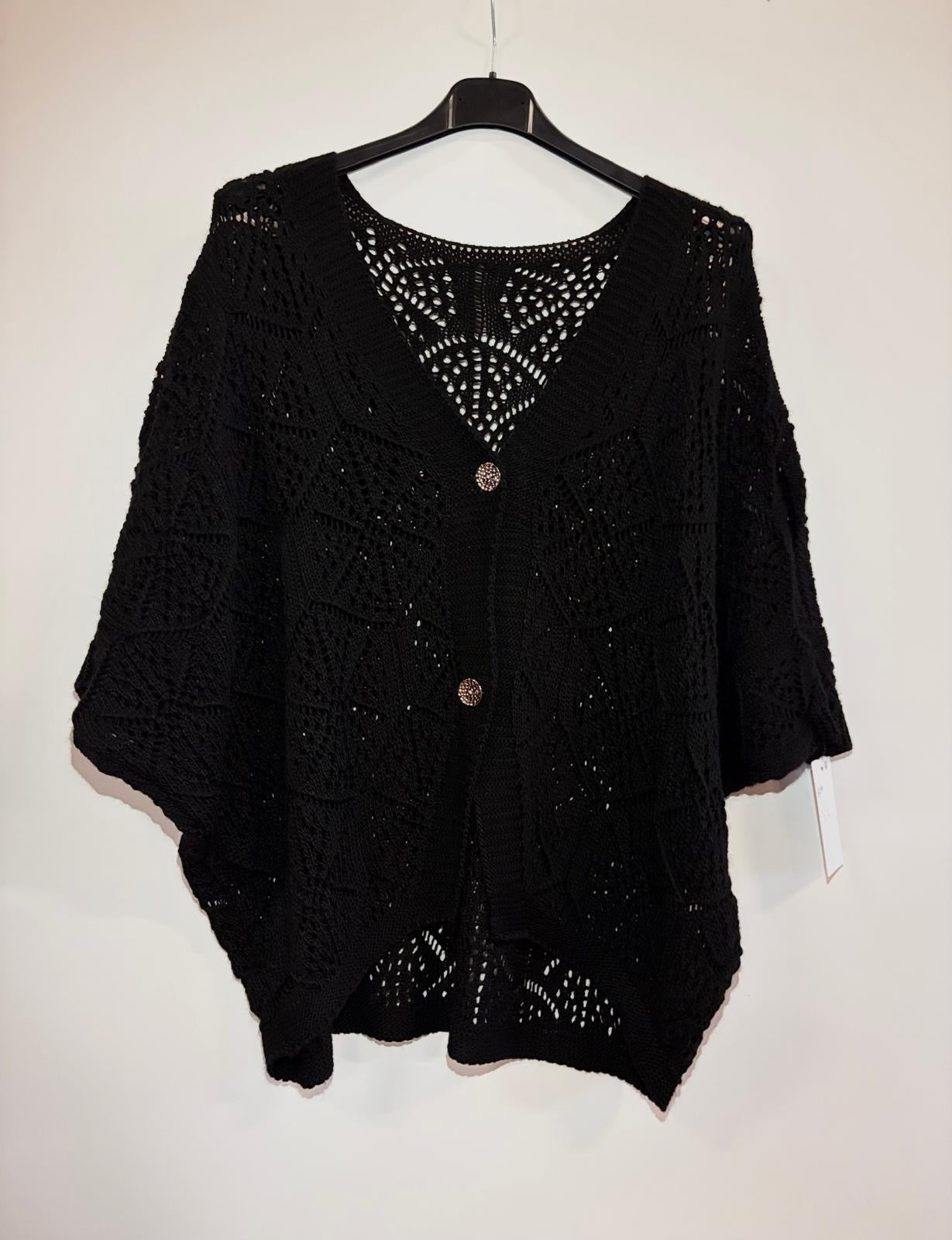 cardigan manica ampia 3/4