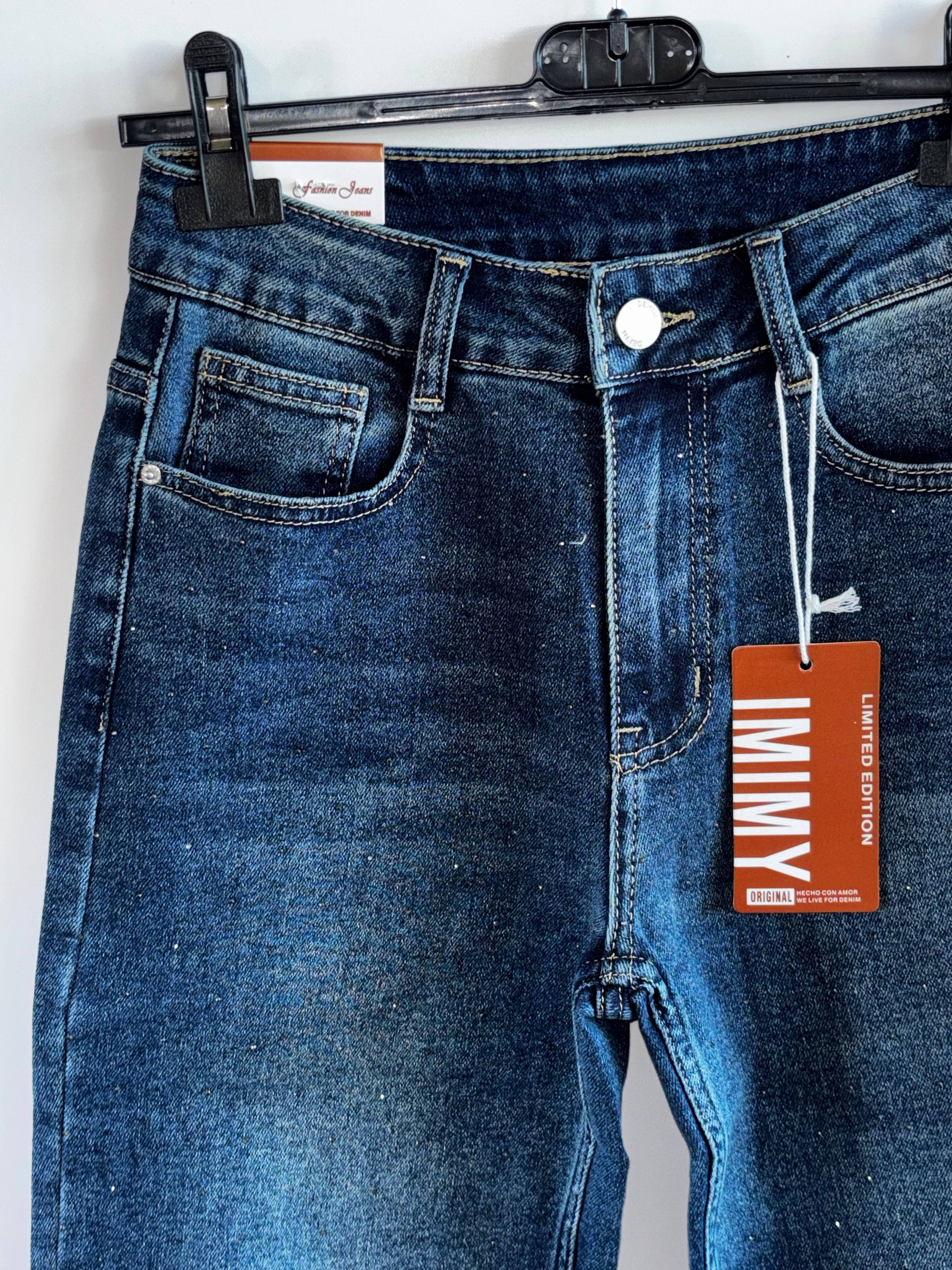 JEANS PALAZZO BRILLANTI