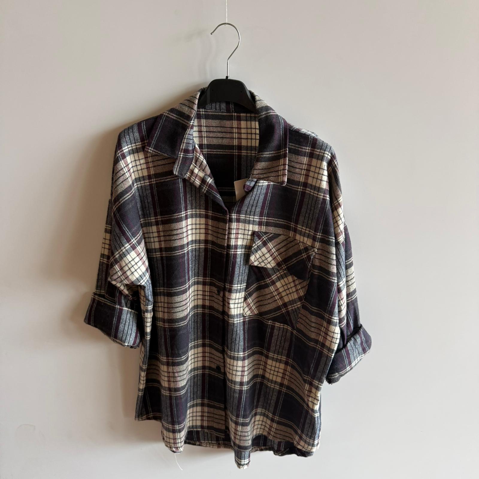 Camicia a Quadri con Tasca