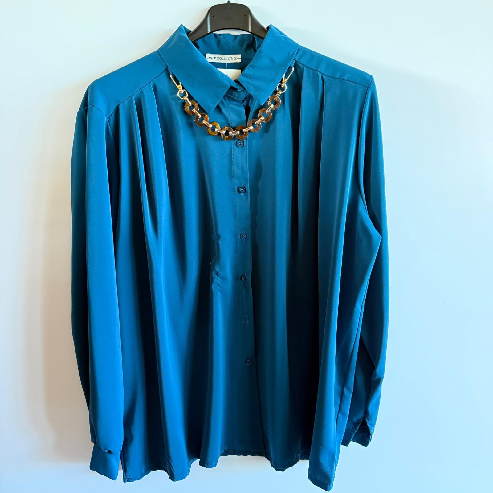 Camicia Over-size con Collana