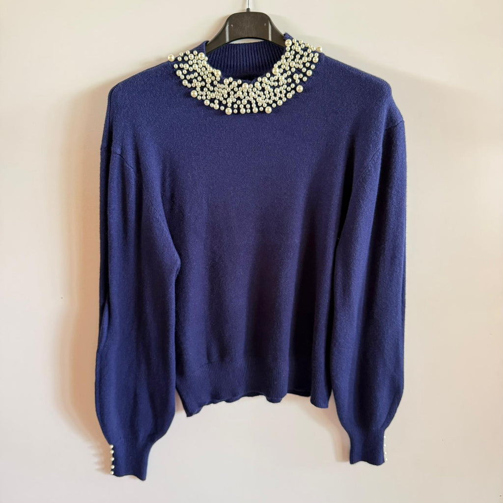 Maglioncino Dettaglio Perle